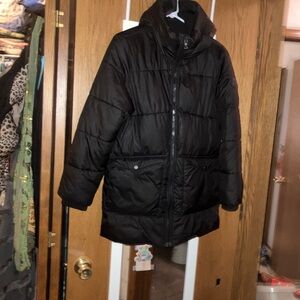 Black sz 12/14 Michael Kors puffer coat